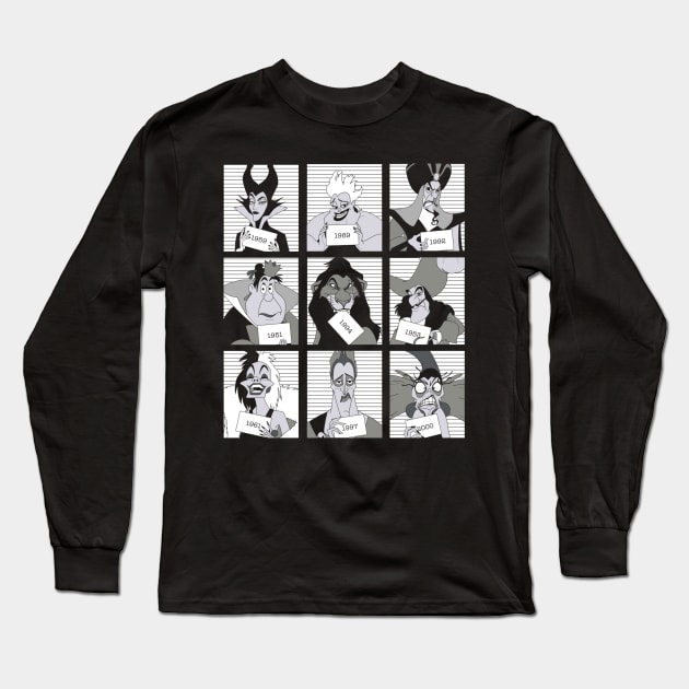 Villains Jail Long Sleeve T-Shirt by Edwoody